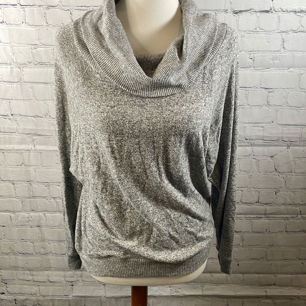 🌟 Express One Eleven Gray Cowl Neck Sweater - Size Extra Small